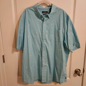 Chaps Button Down Shirt XXL Light Blue